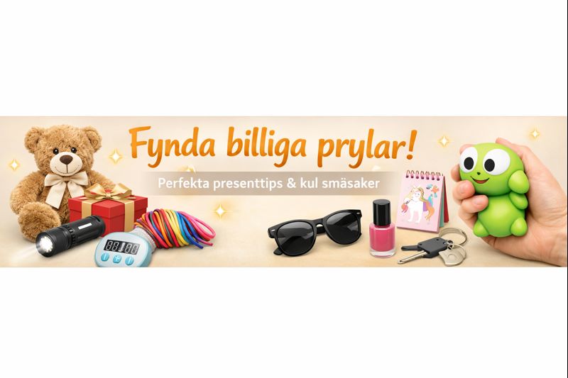 Fynda billiga prylar
